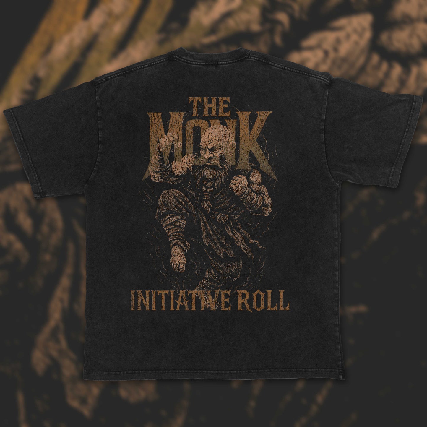 Monk (Dwarf) | Acid Wash Vintage Tee