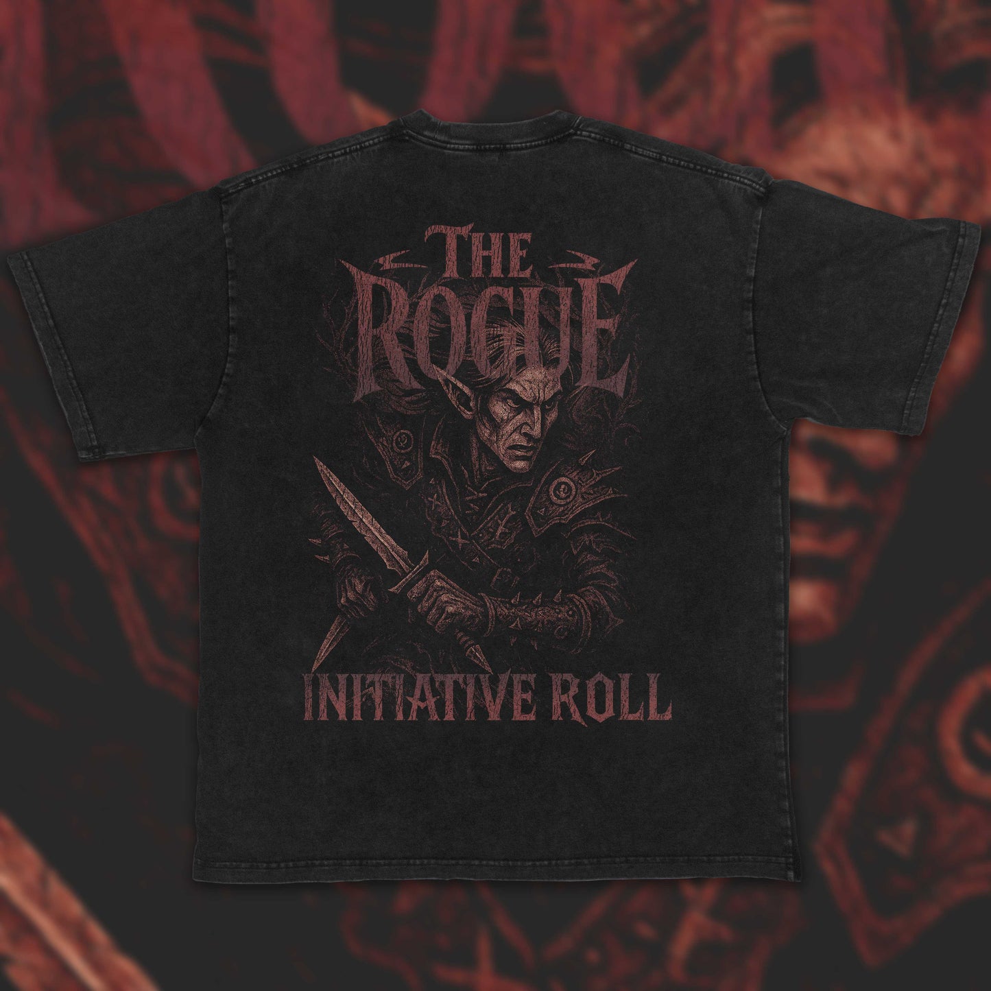 Rogue (Elf) | Acid Wash Vintage Tee
