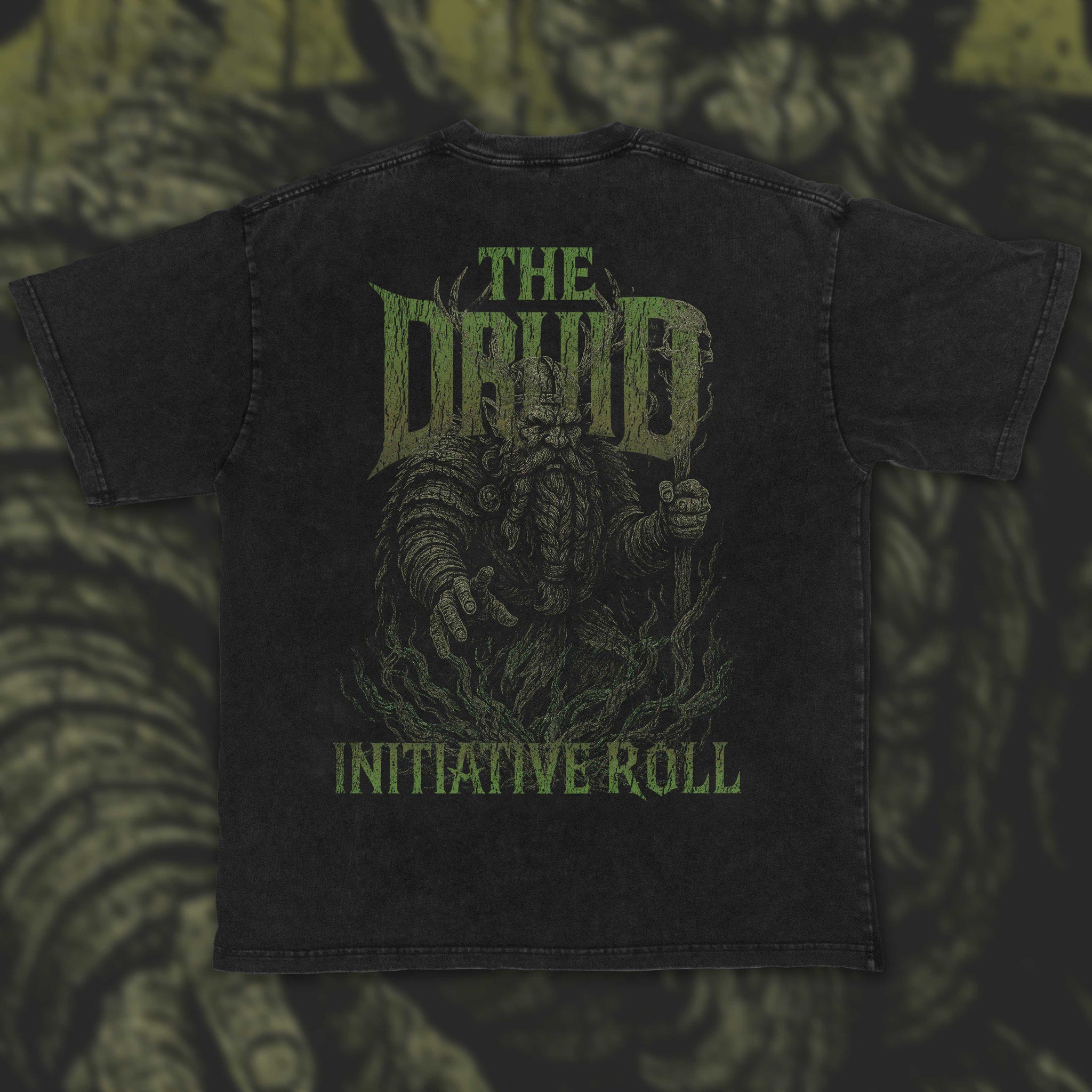 Druid (Dwarf) | Acid Wash Vintage Tee