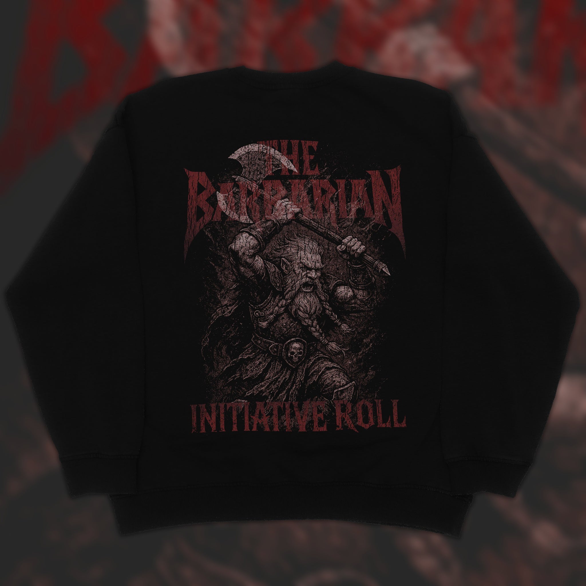 Barbarian (Dwarf) | Fleeced Sweatshirt