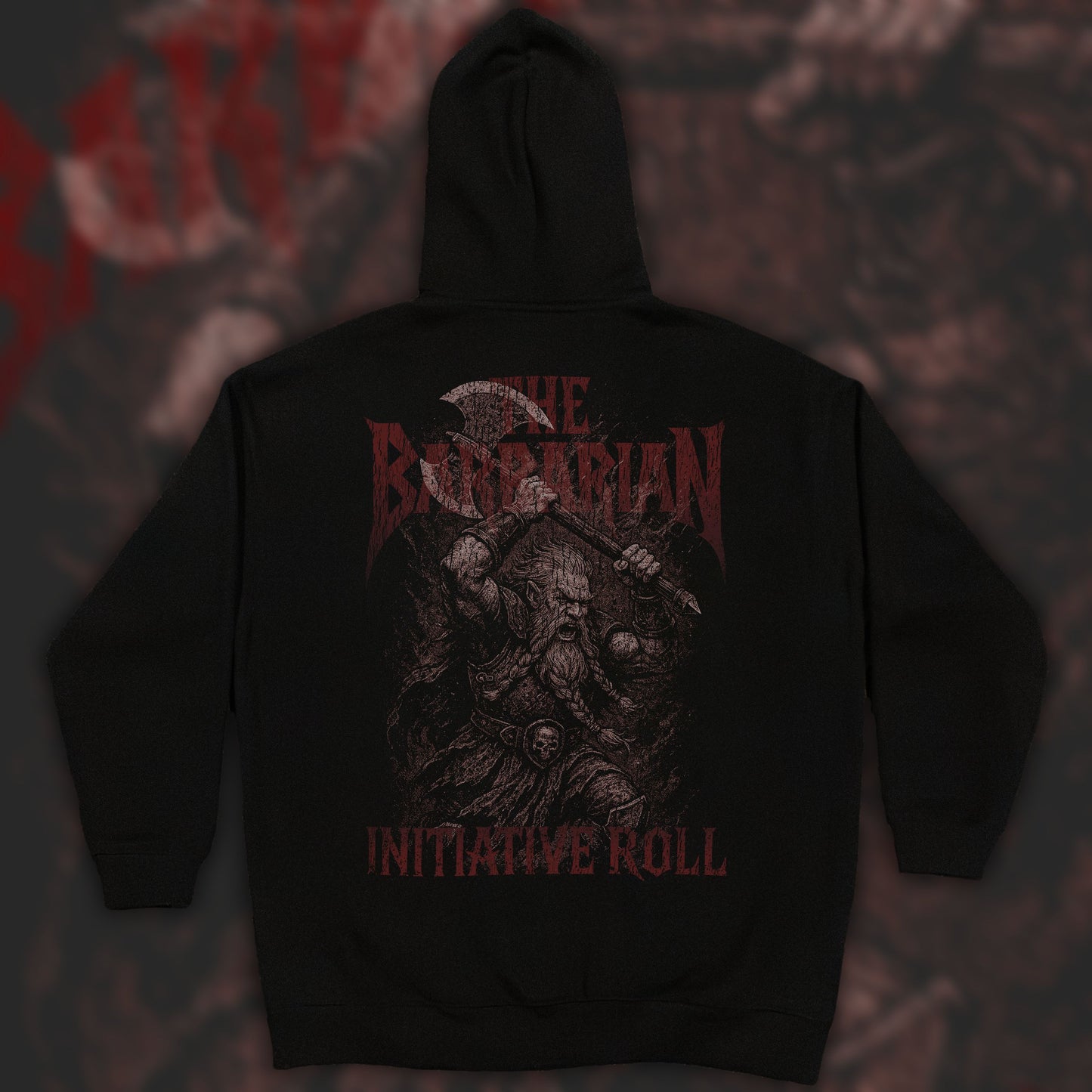 Barbarian (Dwarf) | Fleeced Oversized Hoodie