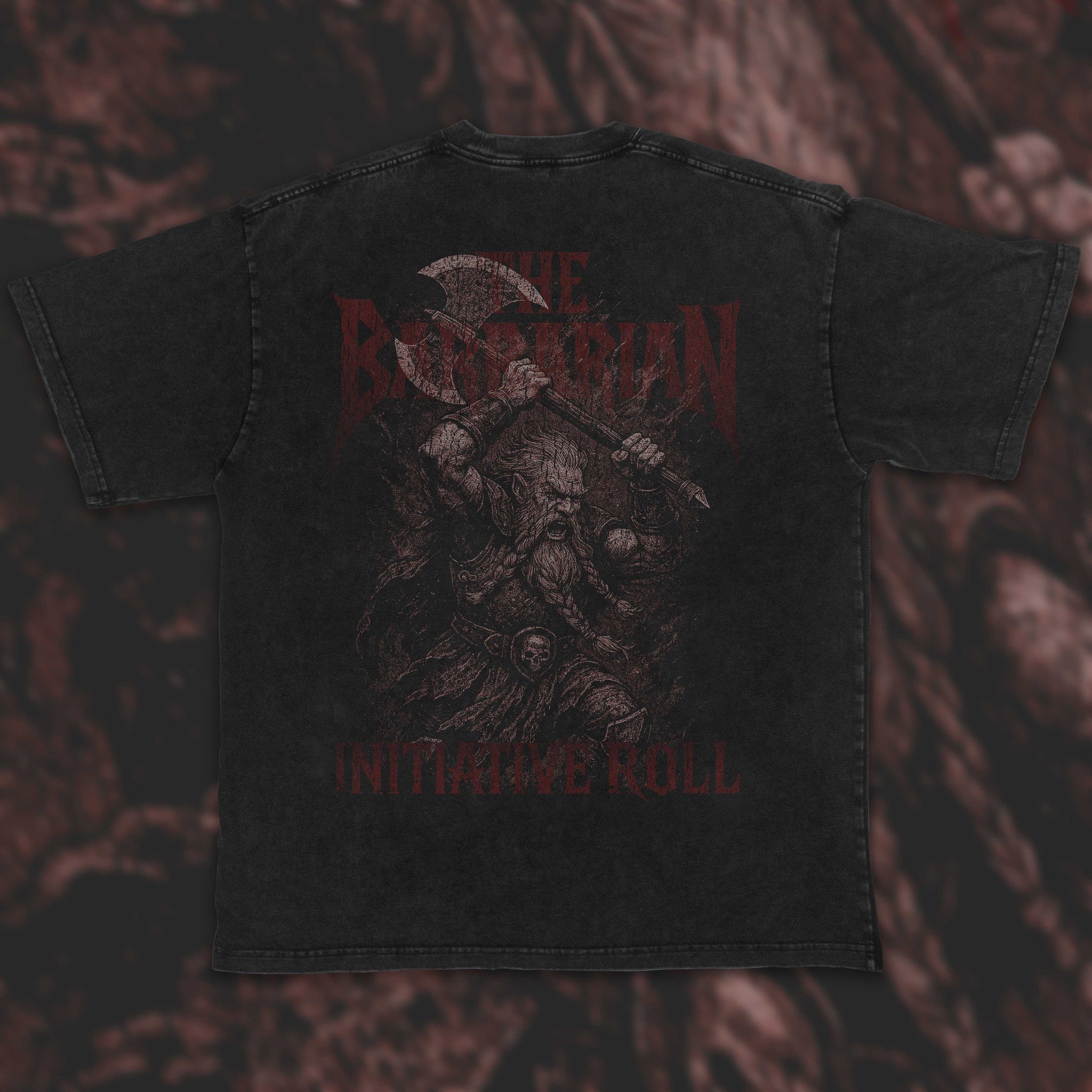 Barbarian (Dwarf) | Acid Wash Vintage Tee