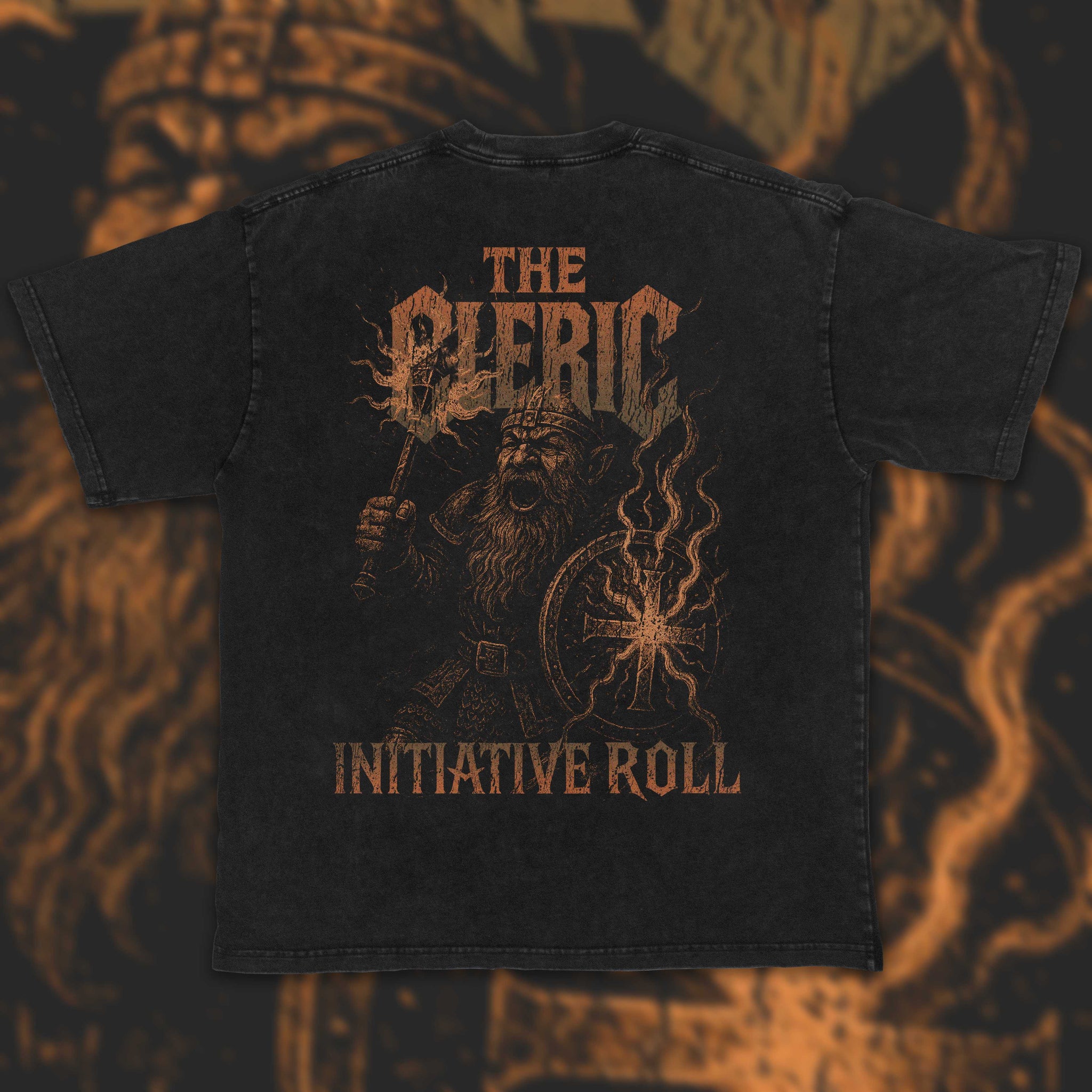 Cleric (Dwarf) | Acid Wash Vintage Tee