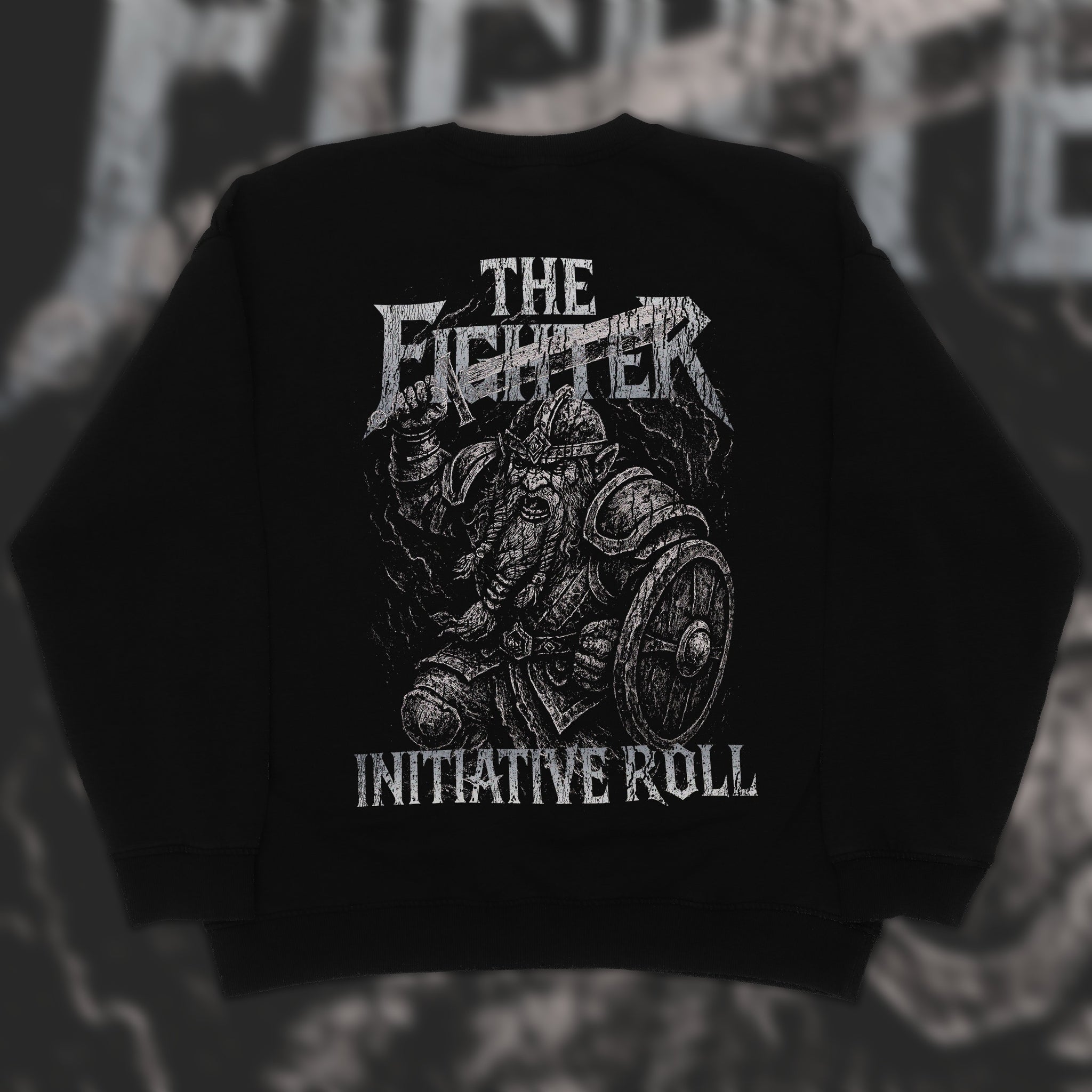 Fighter (Dwarf) | Fleeced Sweatshirt