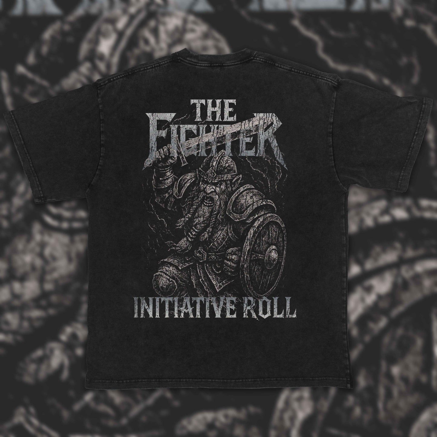 Fighter (Dwarf) | Acid Wash Vintage Tee