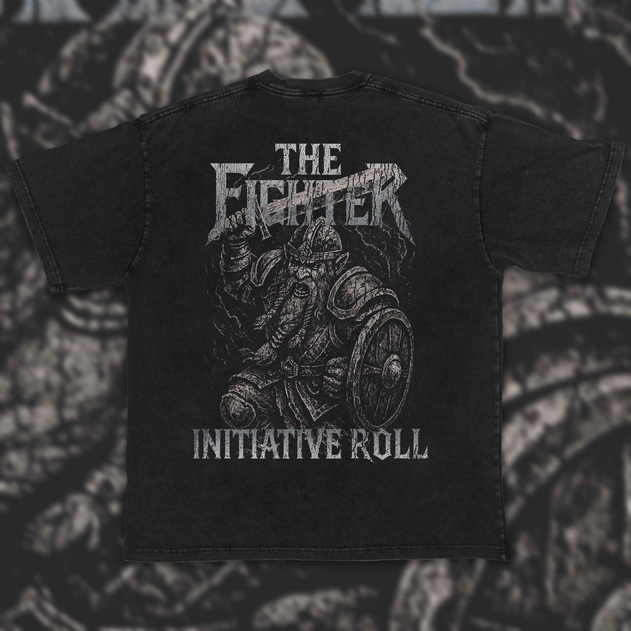 Fighter (Dwarf) | Acid Wash Vintage Tee