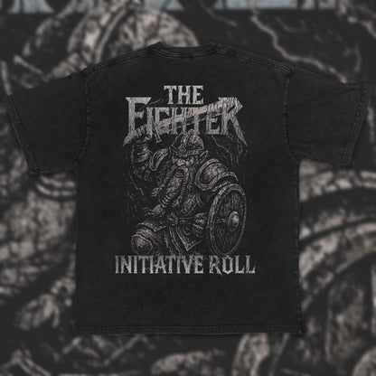 Fighter (Dwarf) | Acid Wash Vintage Tee