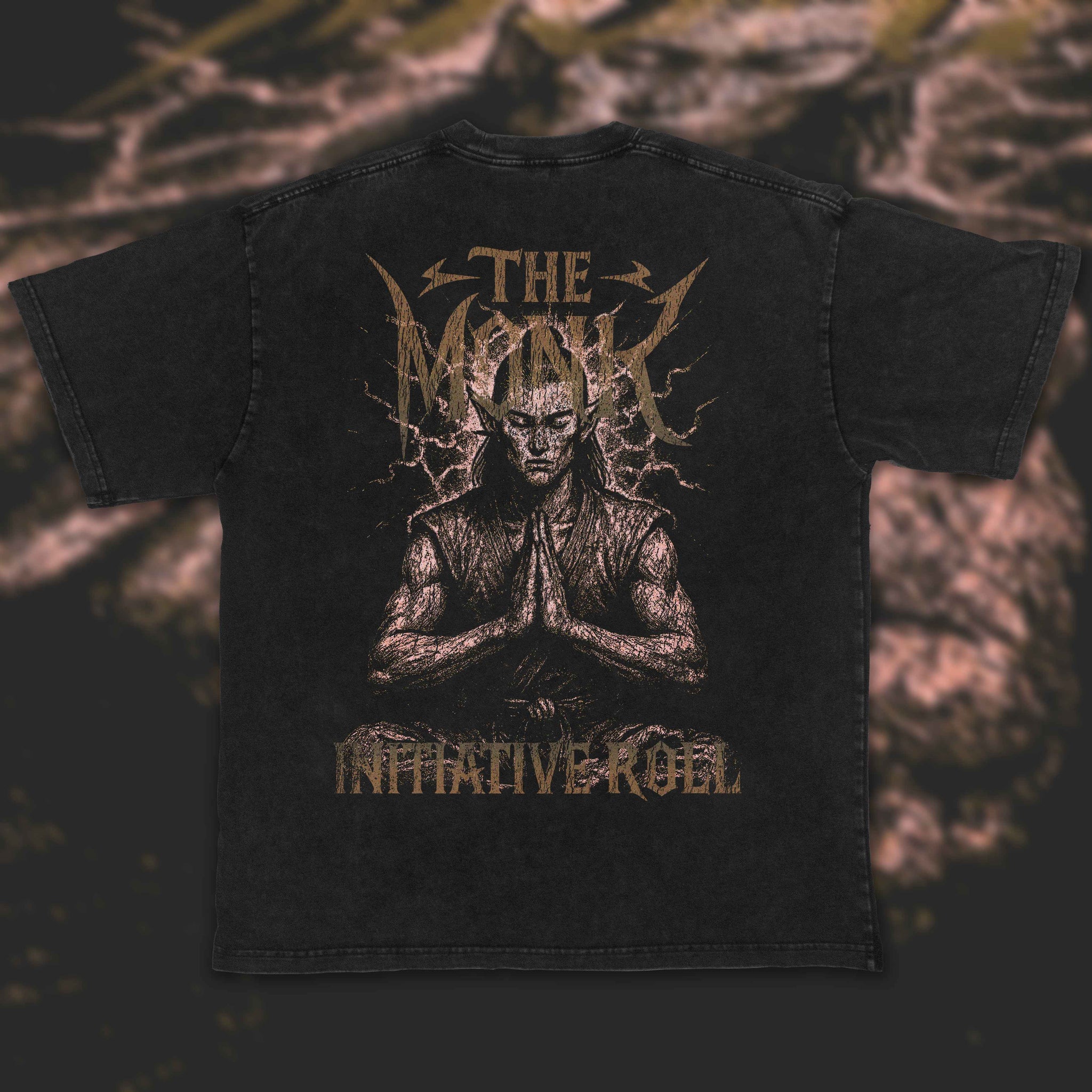 Monk (Elf) | Acid Wash Vintage Tee