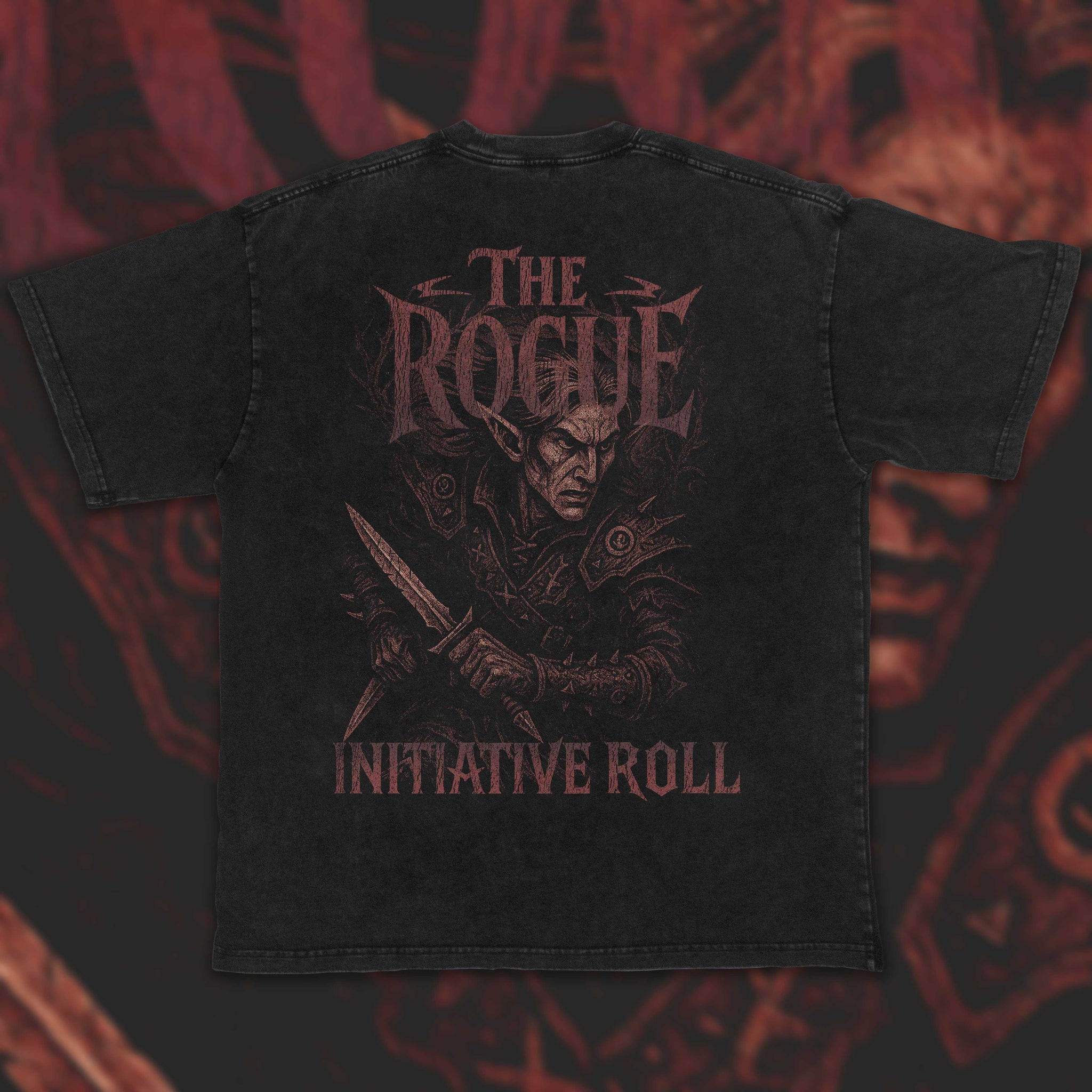 Rogue (Elf) | Acid Wash Vintage Tee