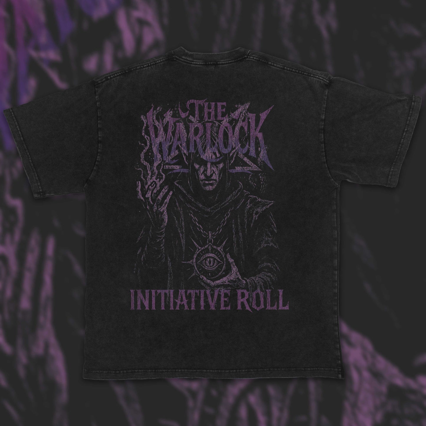 Warlock (Elf) | Acid Wash Vintage Tee