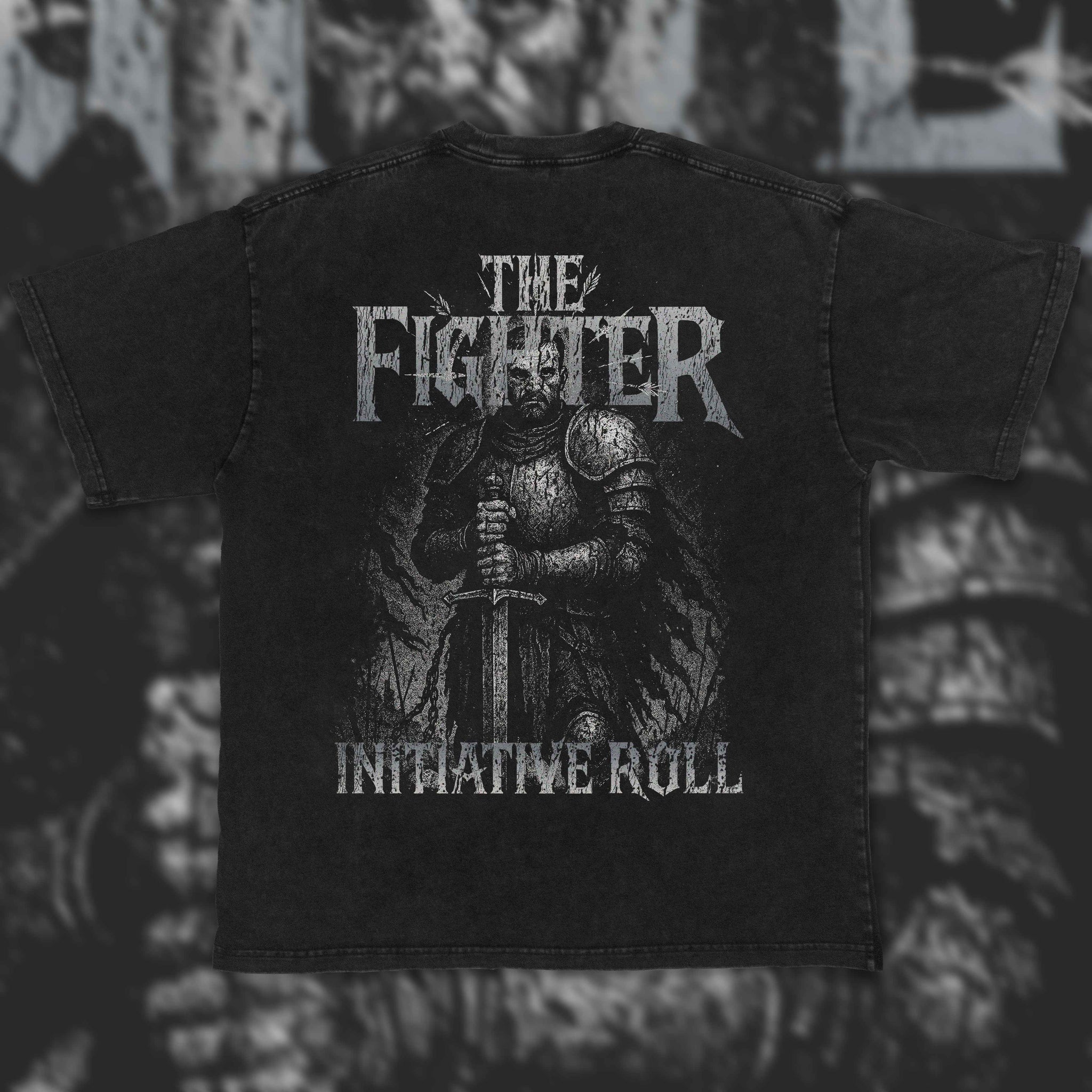 Fighter (Human) | Acid Wash Vintage Tee