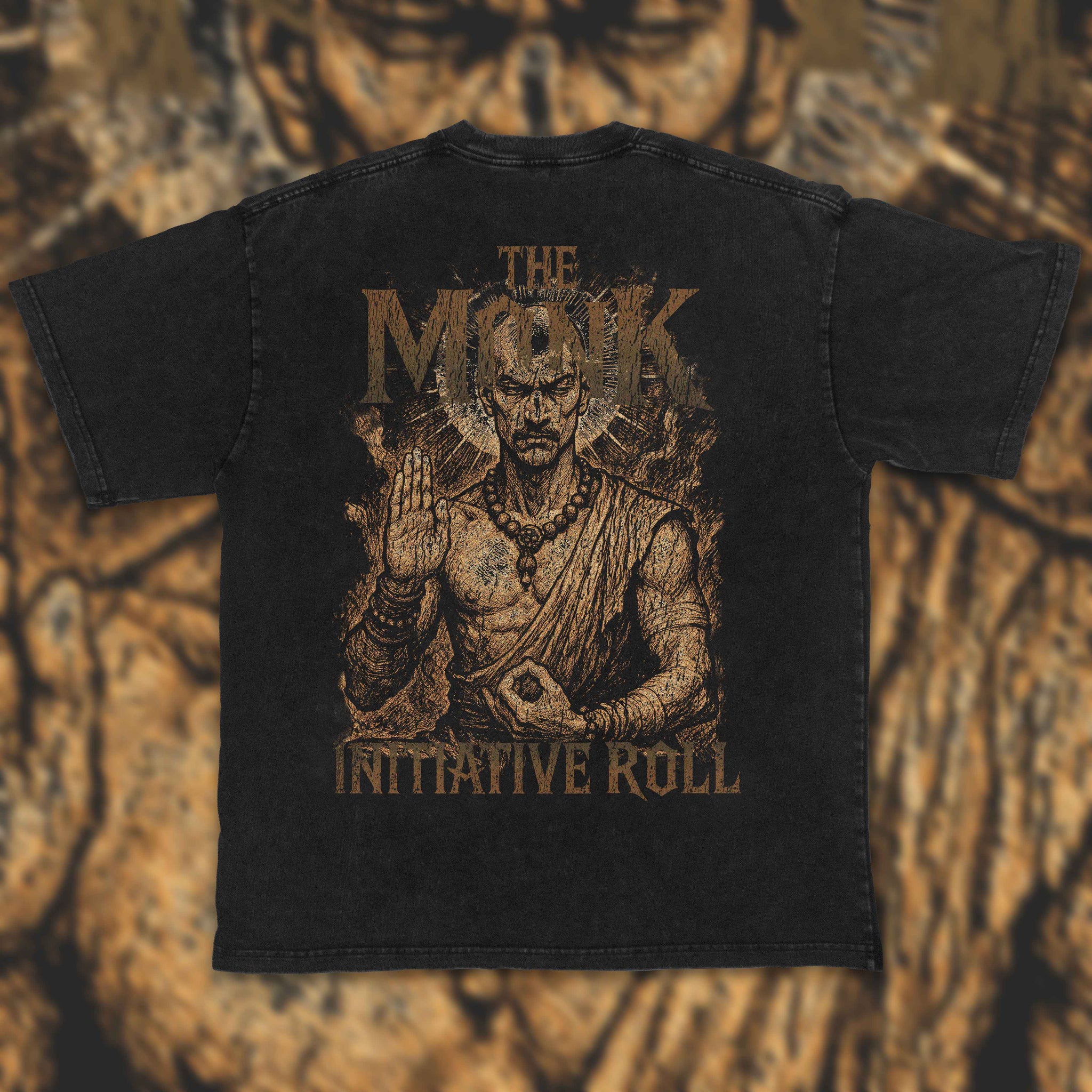 Monk (Human) | Acid Wash Vintage Tee