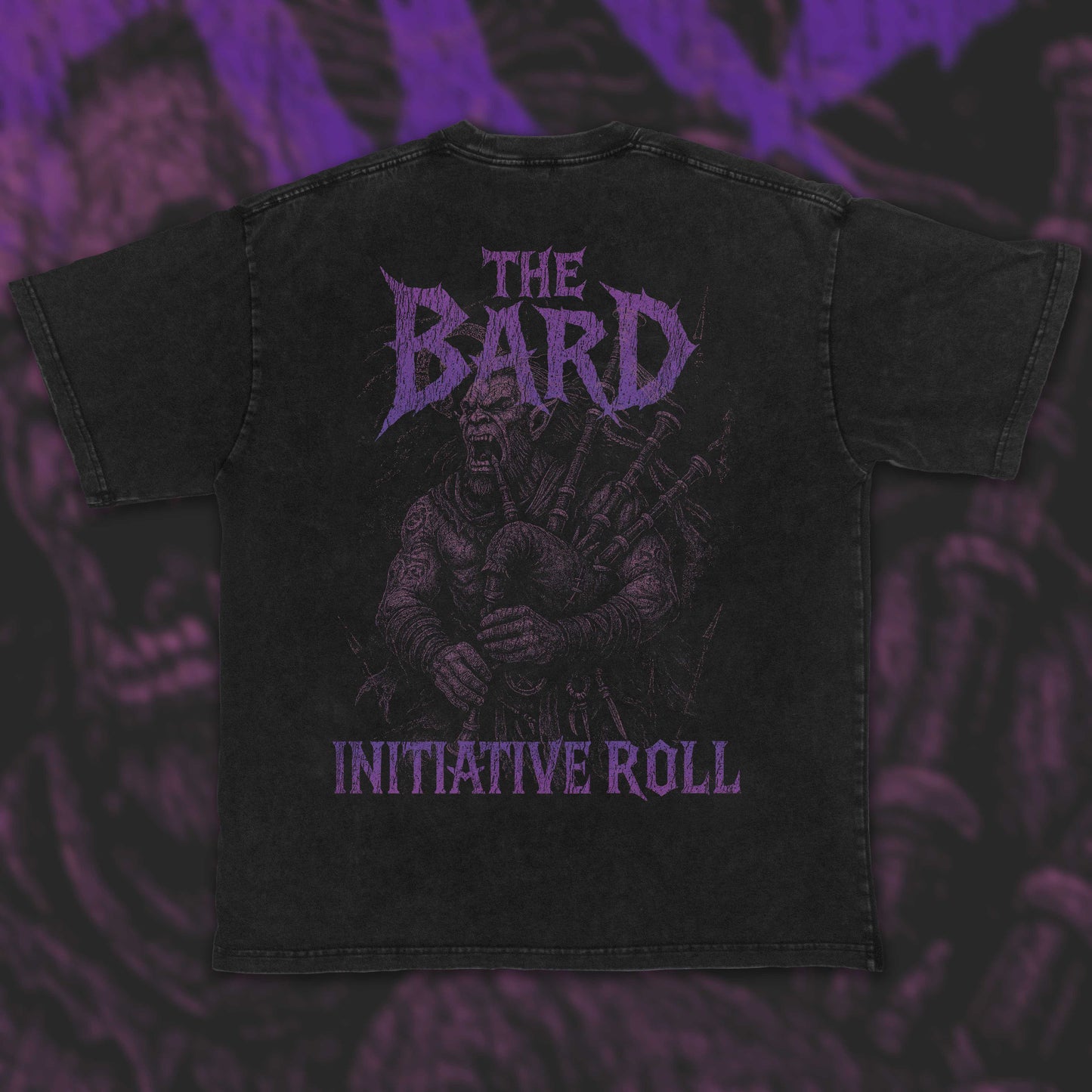 Bard (Orc) | Acid Wash Vintage Tee