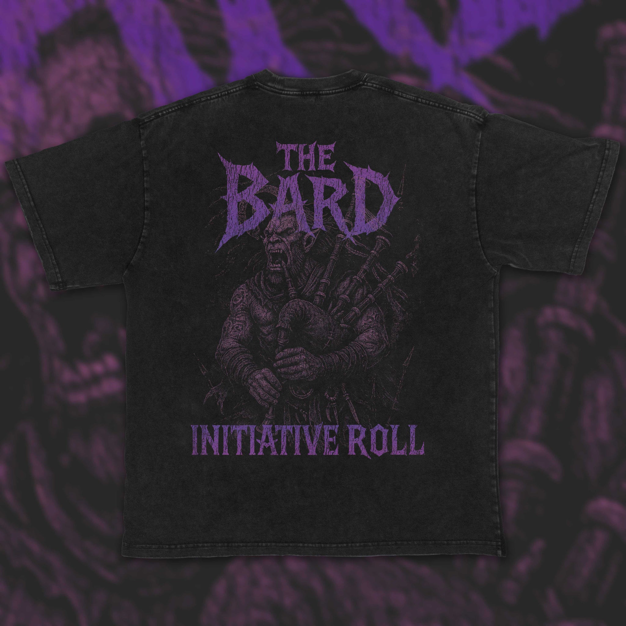 Bard (Orc) | Acid Wash Vintage Tee