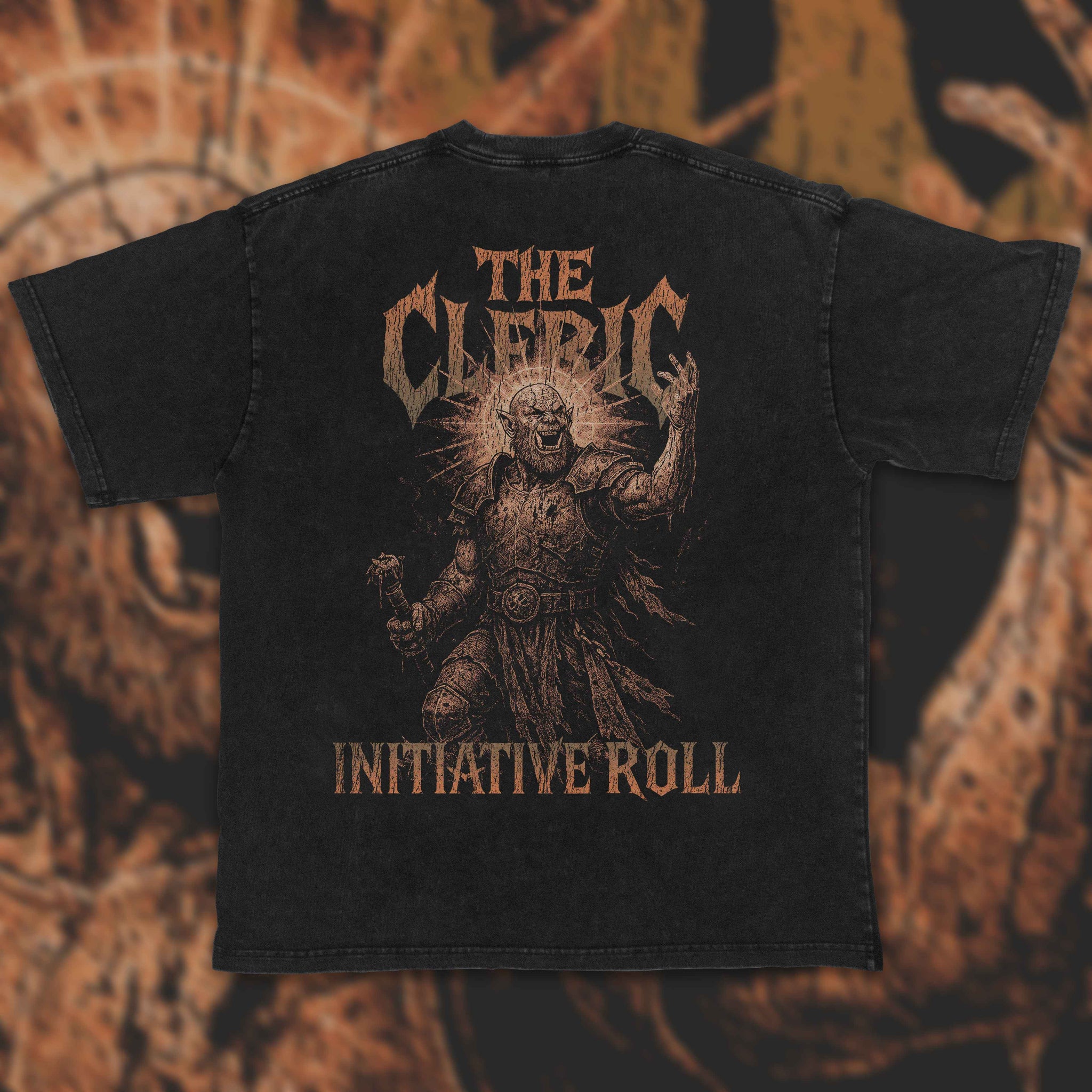 Cleric (Orc) | Acid Wash Vintage Tee