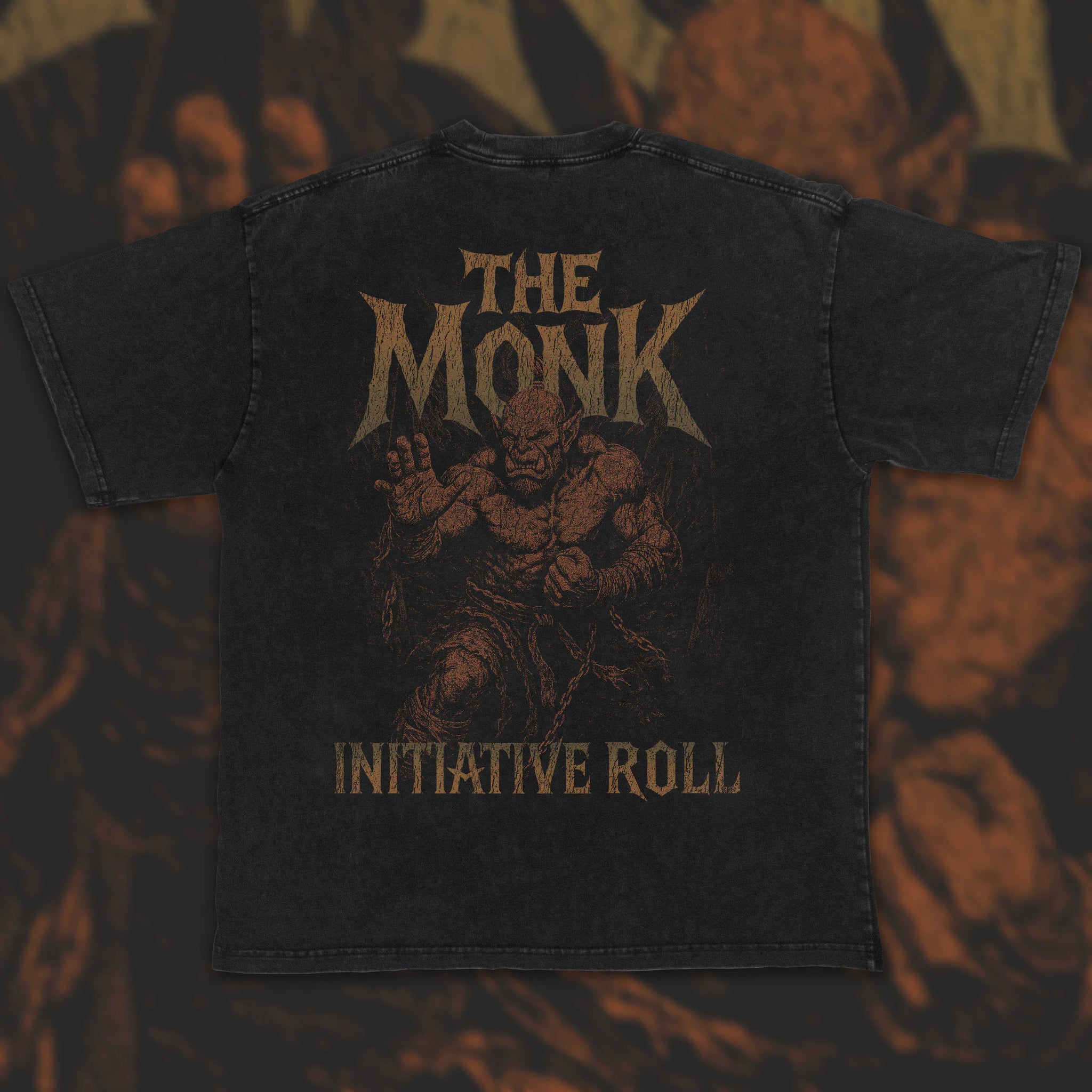 Monk (Orc) | Acid Wash Vintage Tee