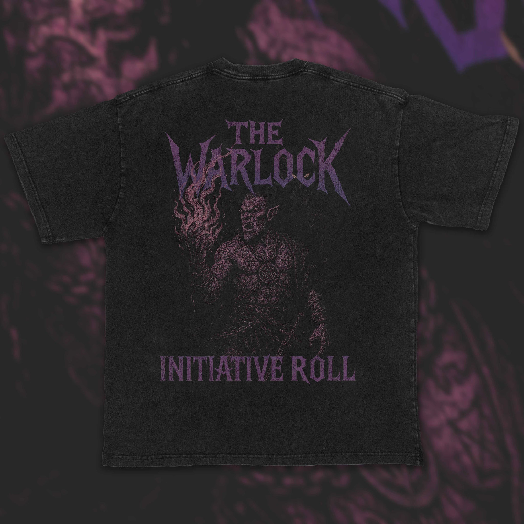 Warlock (Orc) | Acid Wash Vintage Tee