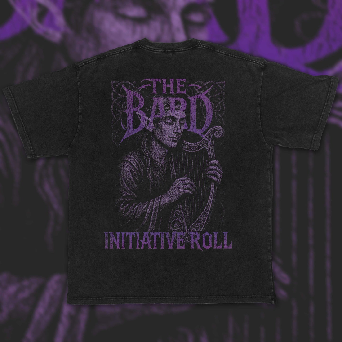 Bard (Elf) | Acid Wash Vintage Tee