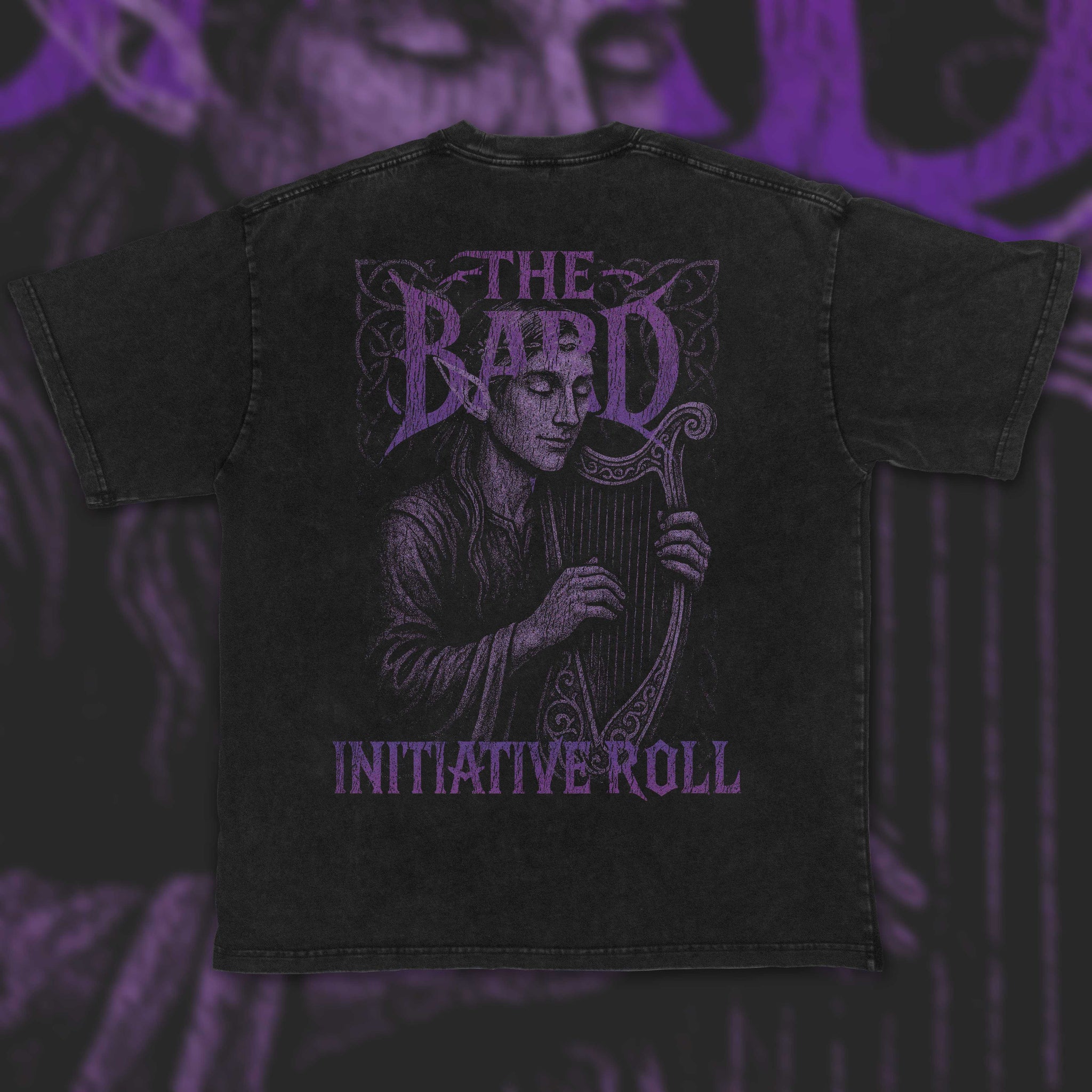Bard (Elf) | Acid Wash Vintage Tee