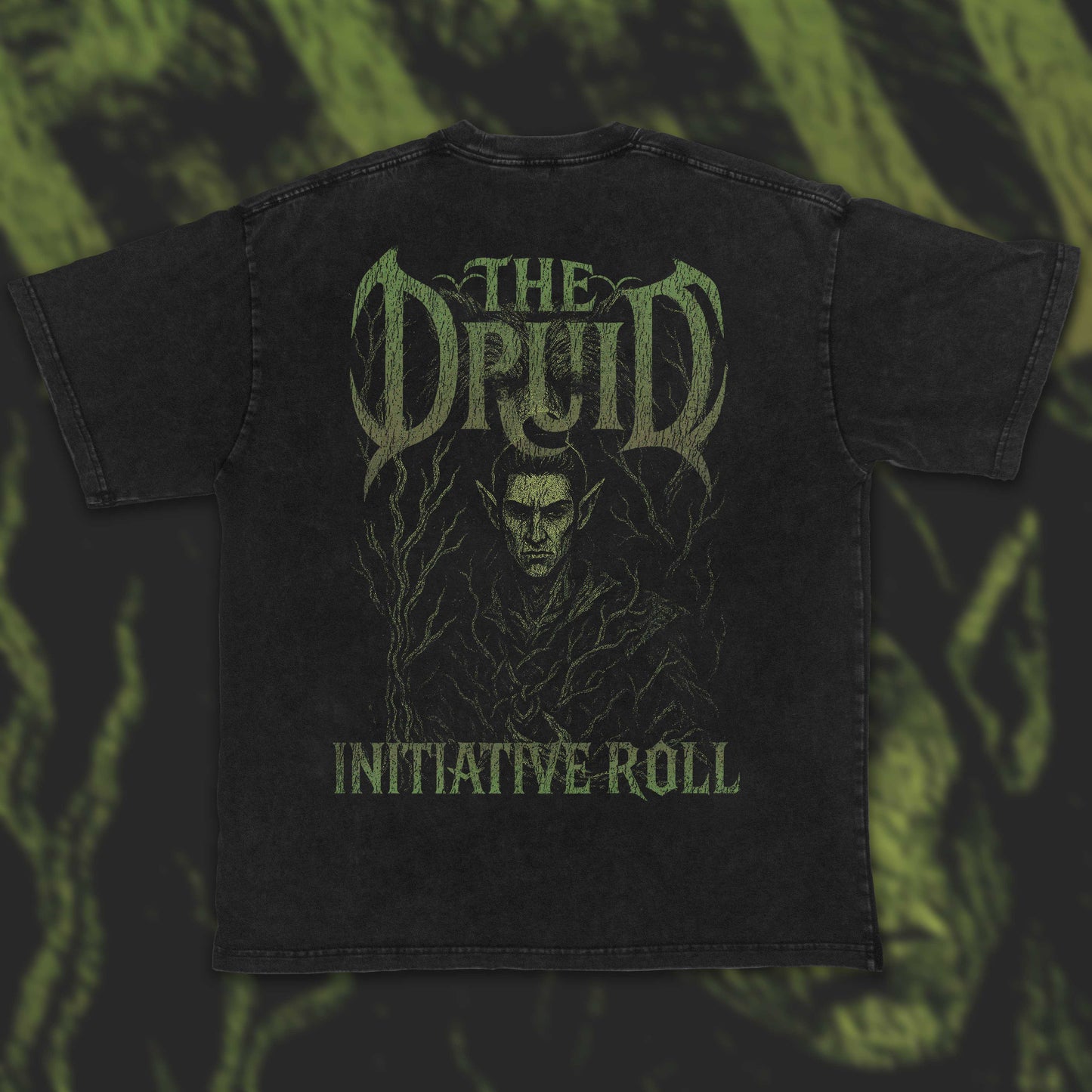 Druid (Elf) | Acid Wash Vintage Tee