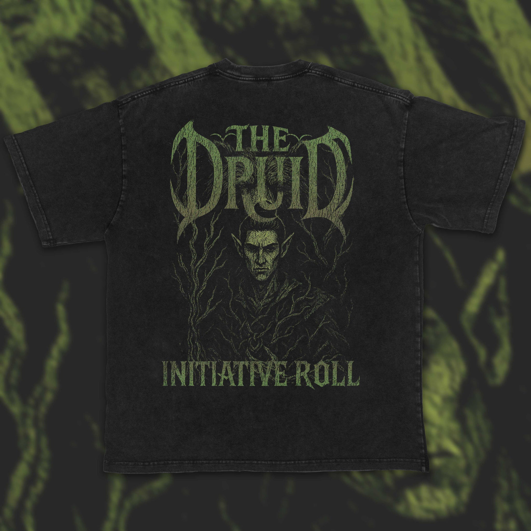 Druid (Elf) | Acid Wash Vintage Tee