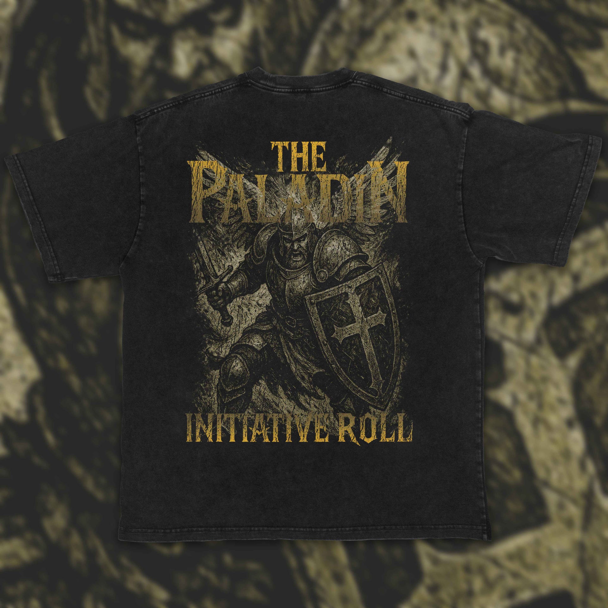 Paladin (Human) | Acid Wash Vintage Tee